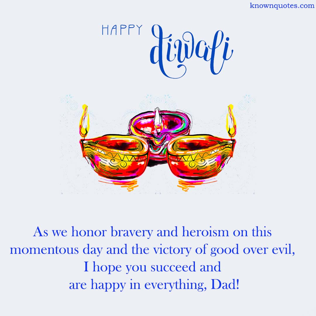 Happy Diwali Messages To Dad