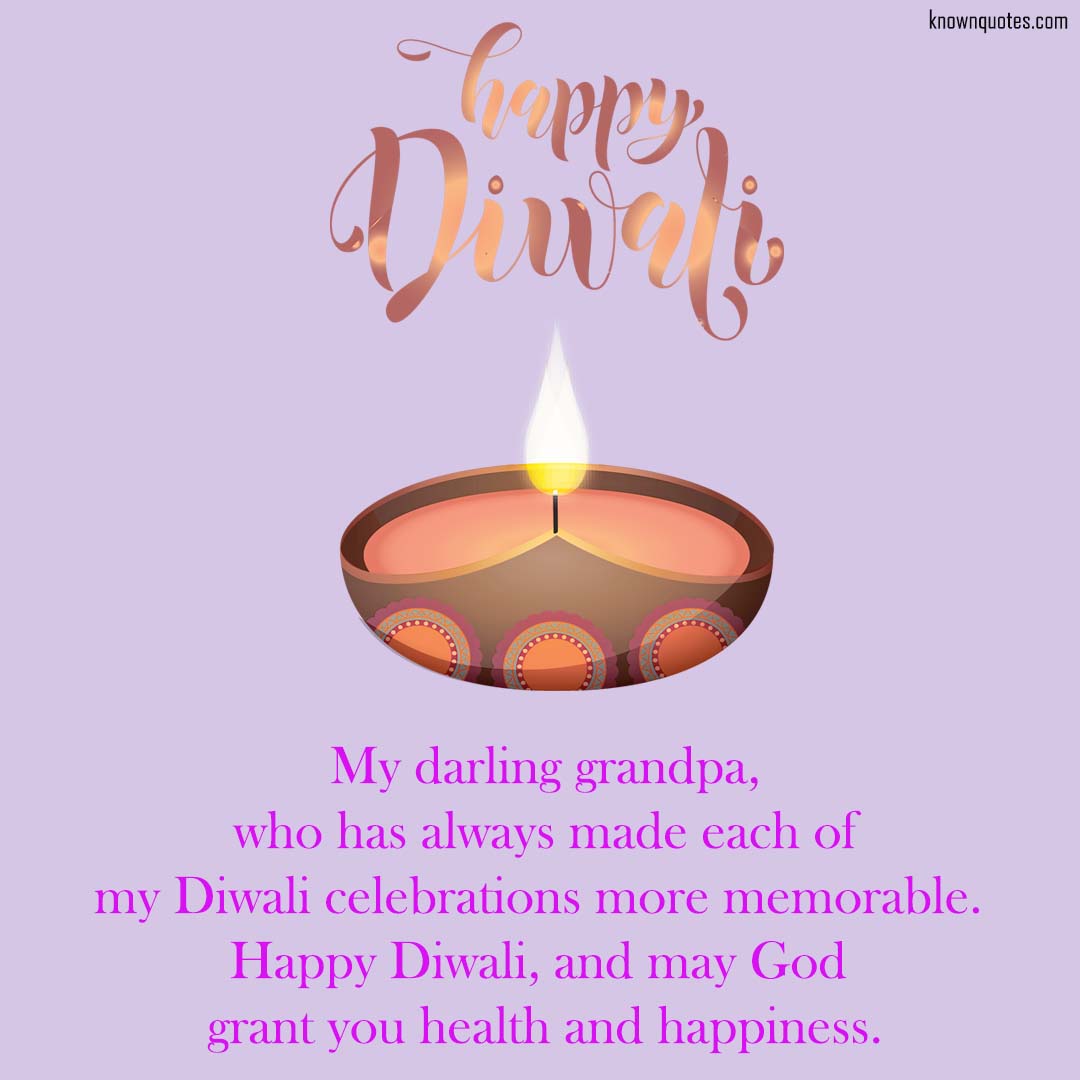 Happy Diwali Messages To Grandfather