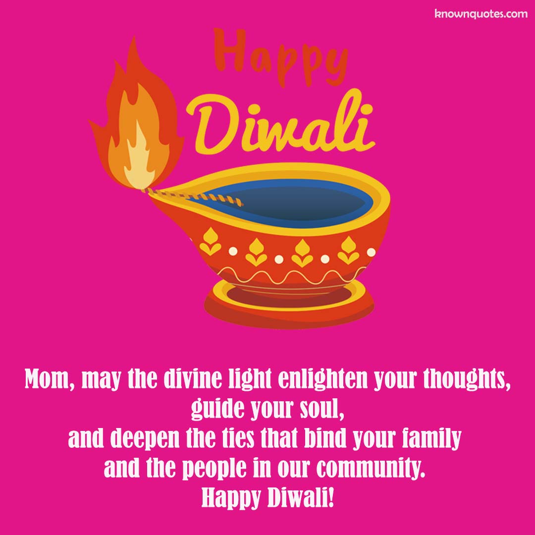 Happy Diwali Wishes To Mother