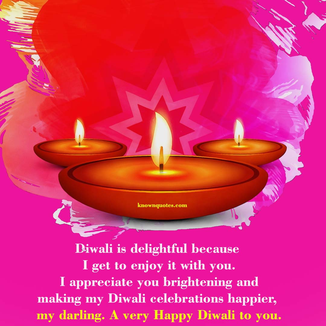 Happy Diwali Messages To Wife
