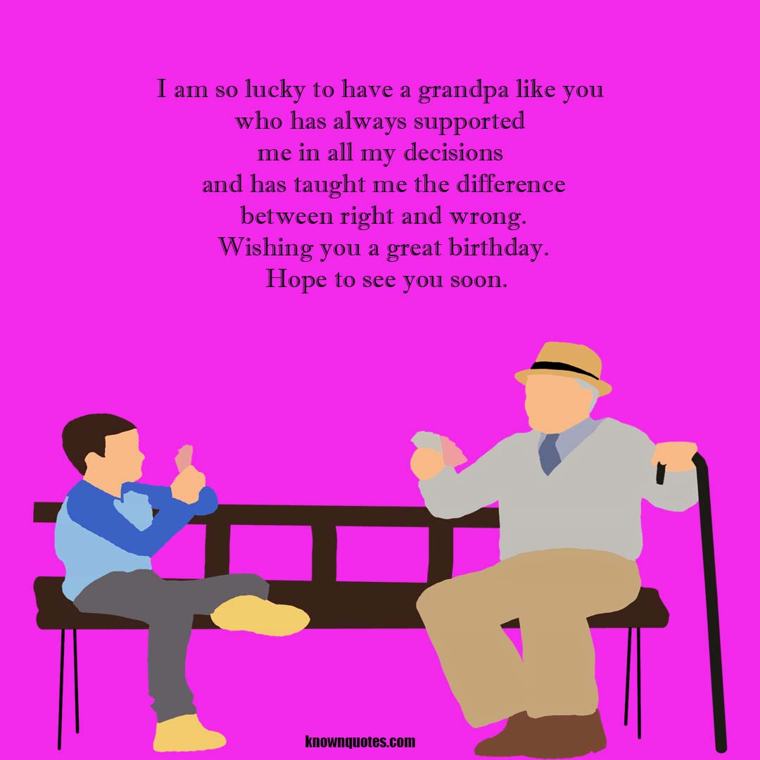 Happy Birthday Grandpa Wishes From Grandson