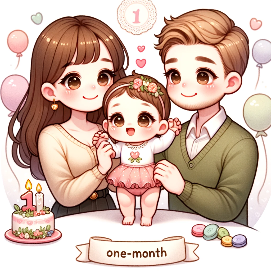Best 1st Month Birthday Wishes for Baby Girl