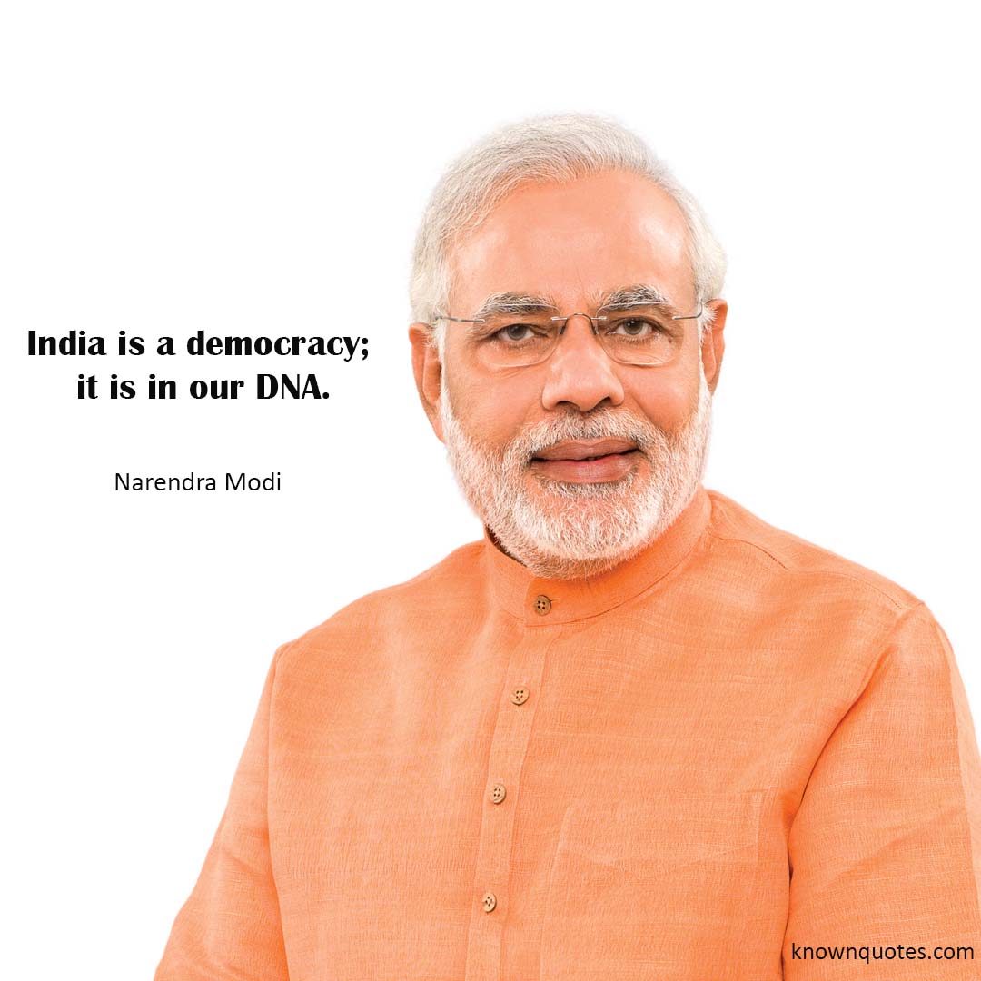 Best quotes by Narendra Modi